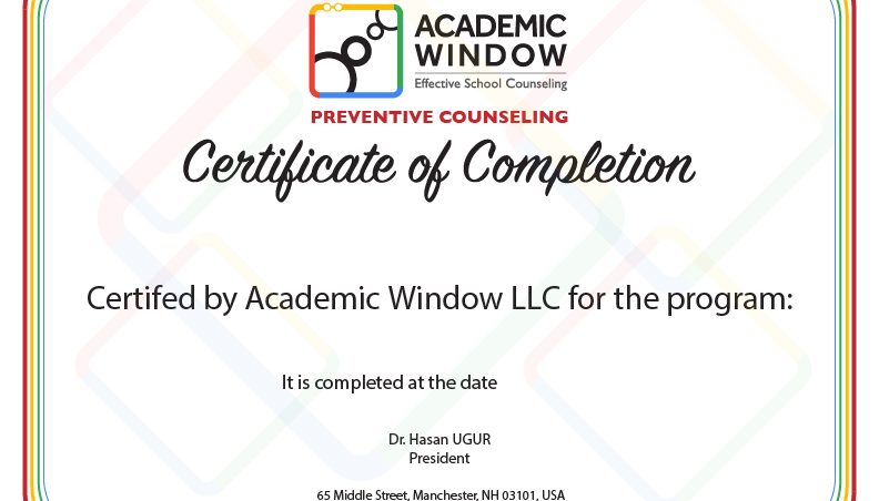 School counseling certificate | updated on July 2021