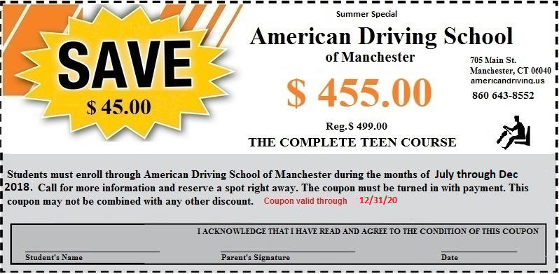 Driver education certificate ct | updated on September 2021