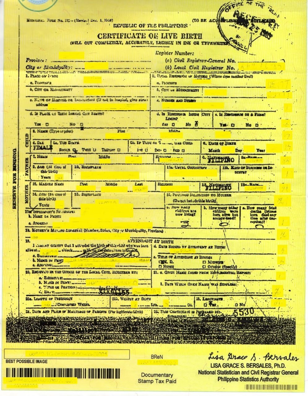 Nso birth certificate online | updated on July 2021